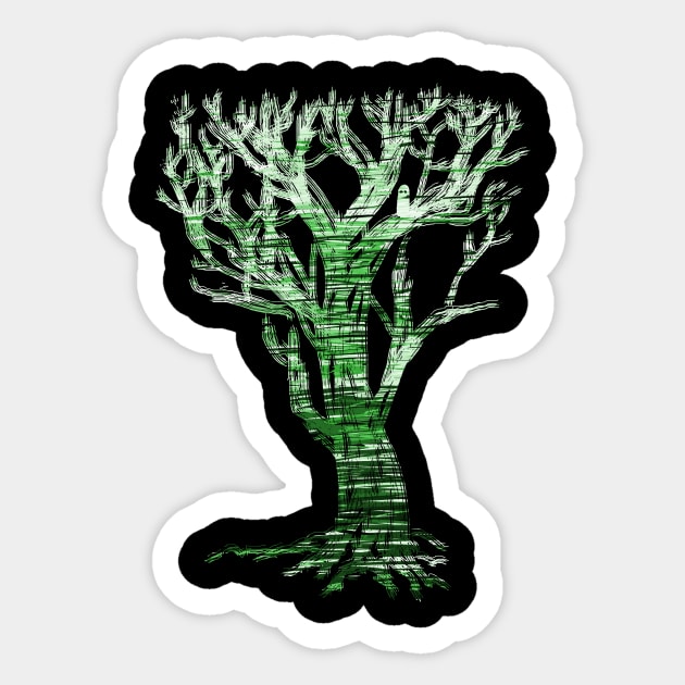 tree of life / Yggdrasil Sticker by Nikokosmos